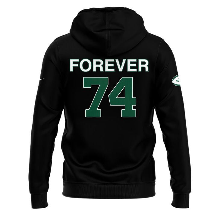Forever. 74 Nick Mangold Black Hoodie