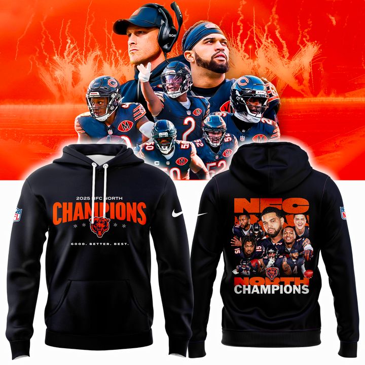 Kings of the North - Chicago Bears Champions NFC North Hoodie