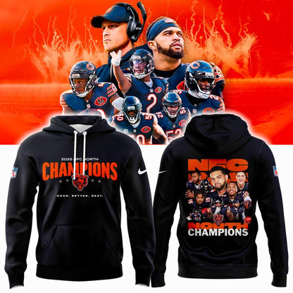 Kings of the North - Chicago Bears Champions NFC North Hoodie
