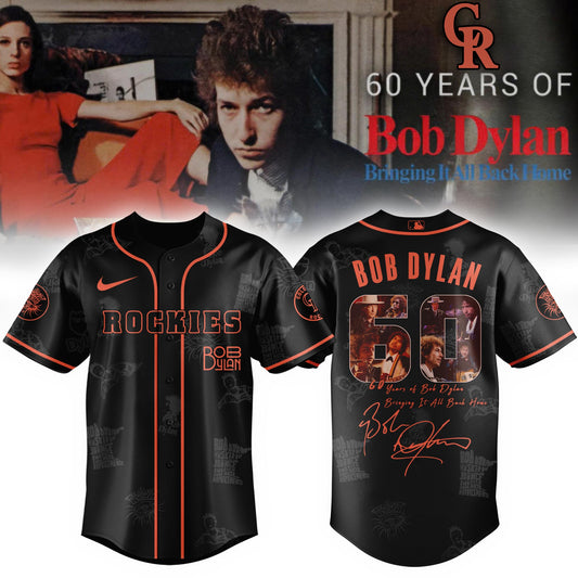 C Rockies x Bob Dylan 60th Bringing It All Back Home (1965–2025) Jersey Editions Limited +Selling Out Fast