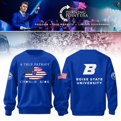 Limited Edition Boise State University x Turning Point USA Sweatshirt