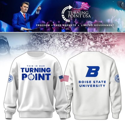 Limited Edition Boise State University x Turning Point USA Sweatshirt
