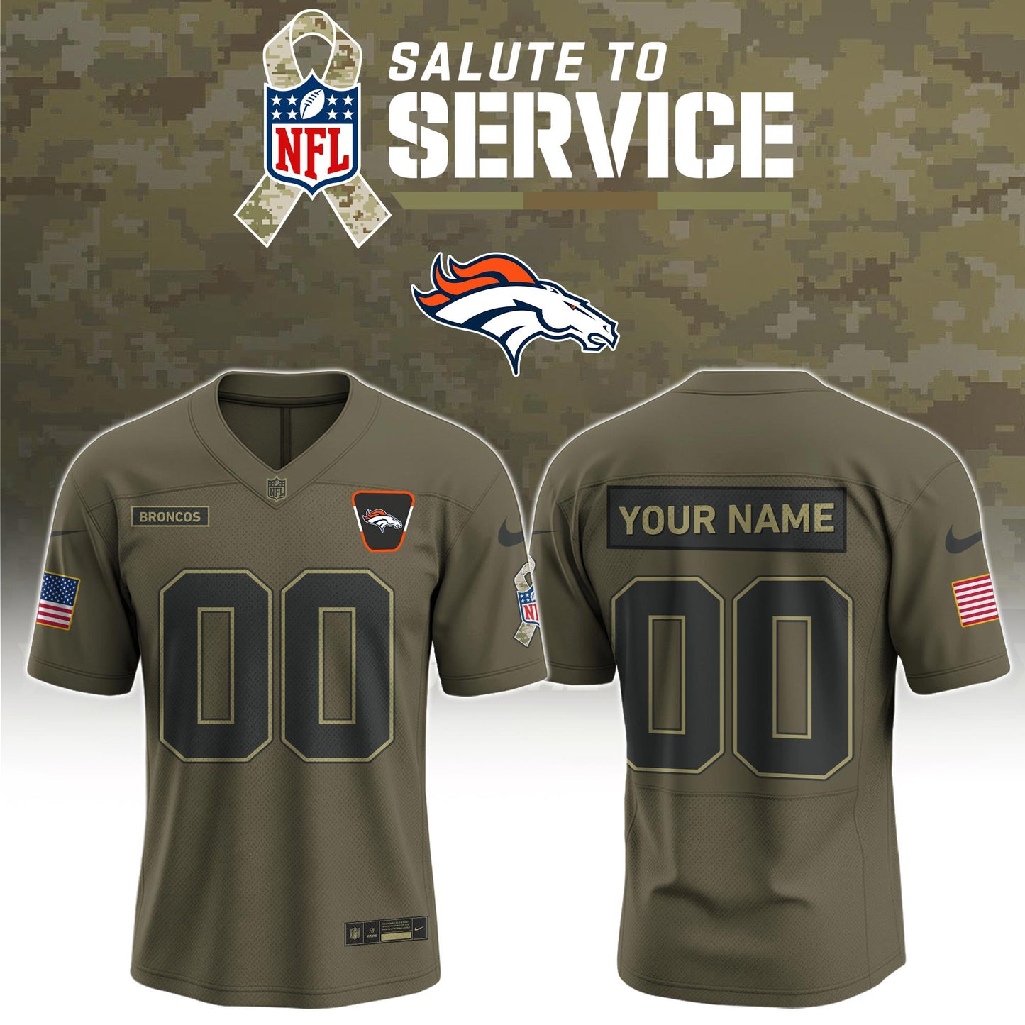 DEN Salute To Service Limited Editions Jersey