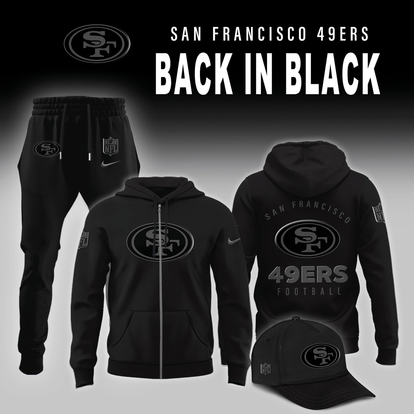 San Francisco 49ers 2026 Back In Black Limited Edition Shirt