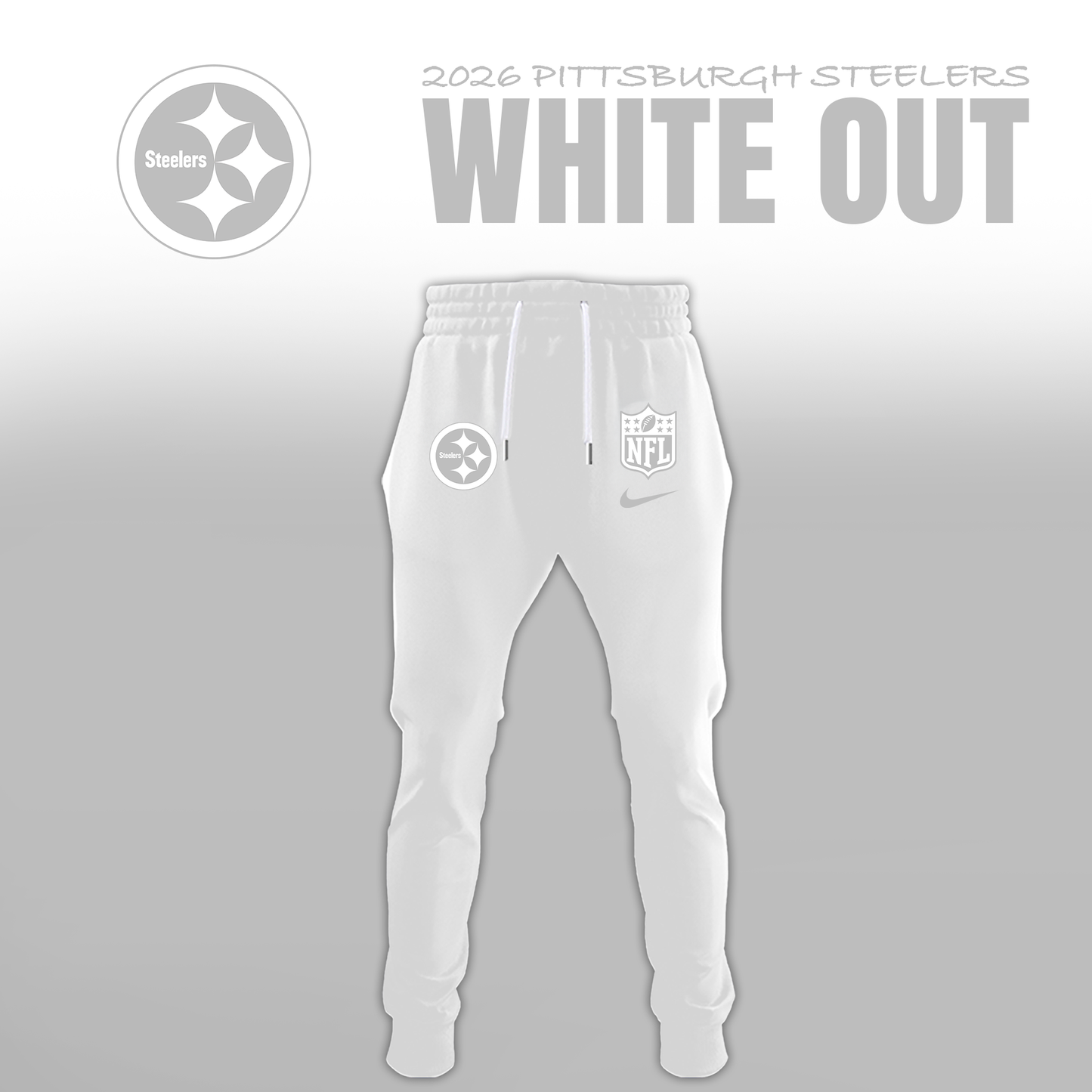 Pittsburgh Steelers "2026 White Out" Limited Editions