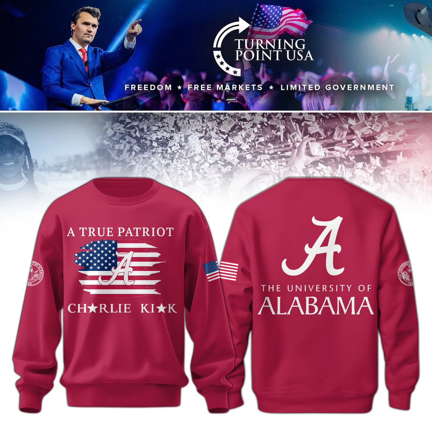 Alabama     Campus Freedom Sweatshirt