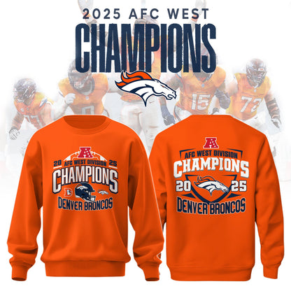 Limited Edition Broncos AFC West CHAMPIONS 2025