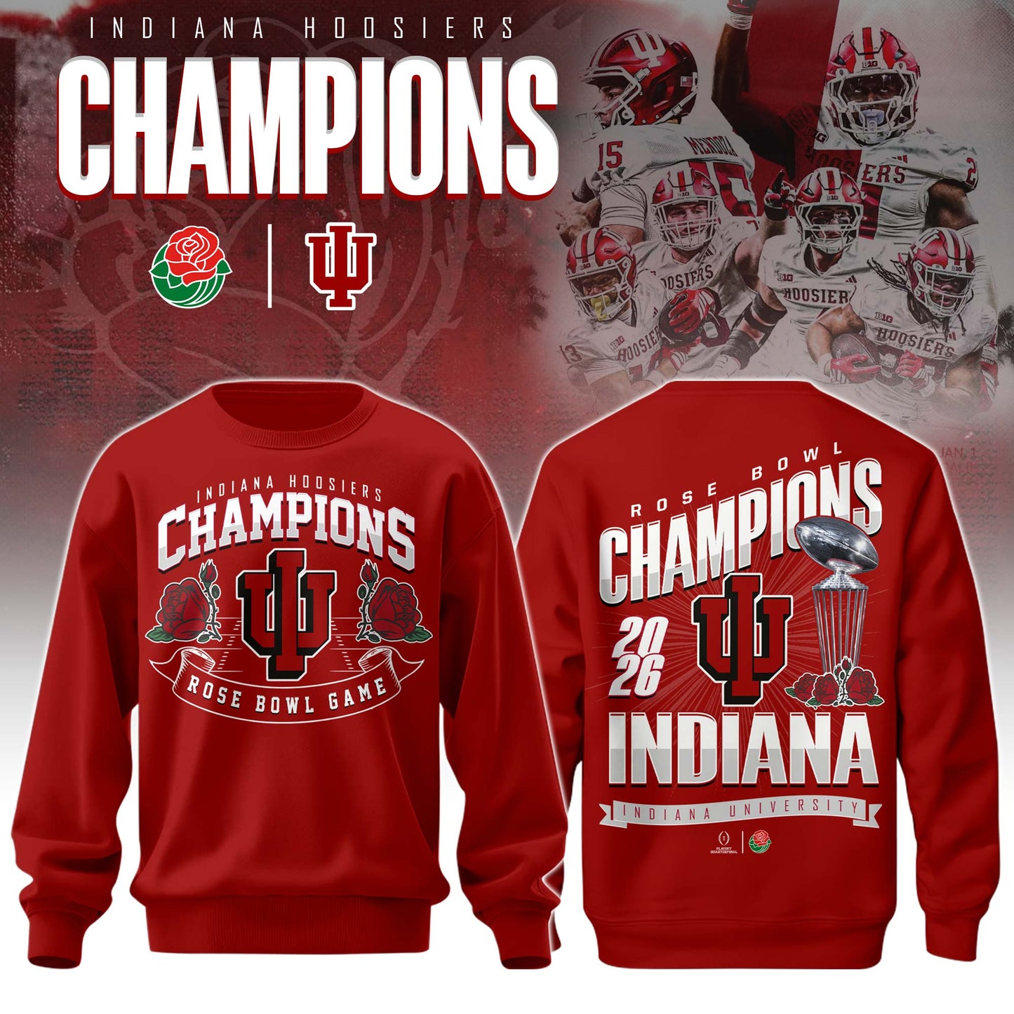 Indiana Hoosiers – Rose Bowl Champions