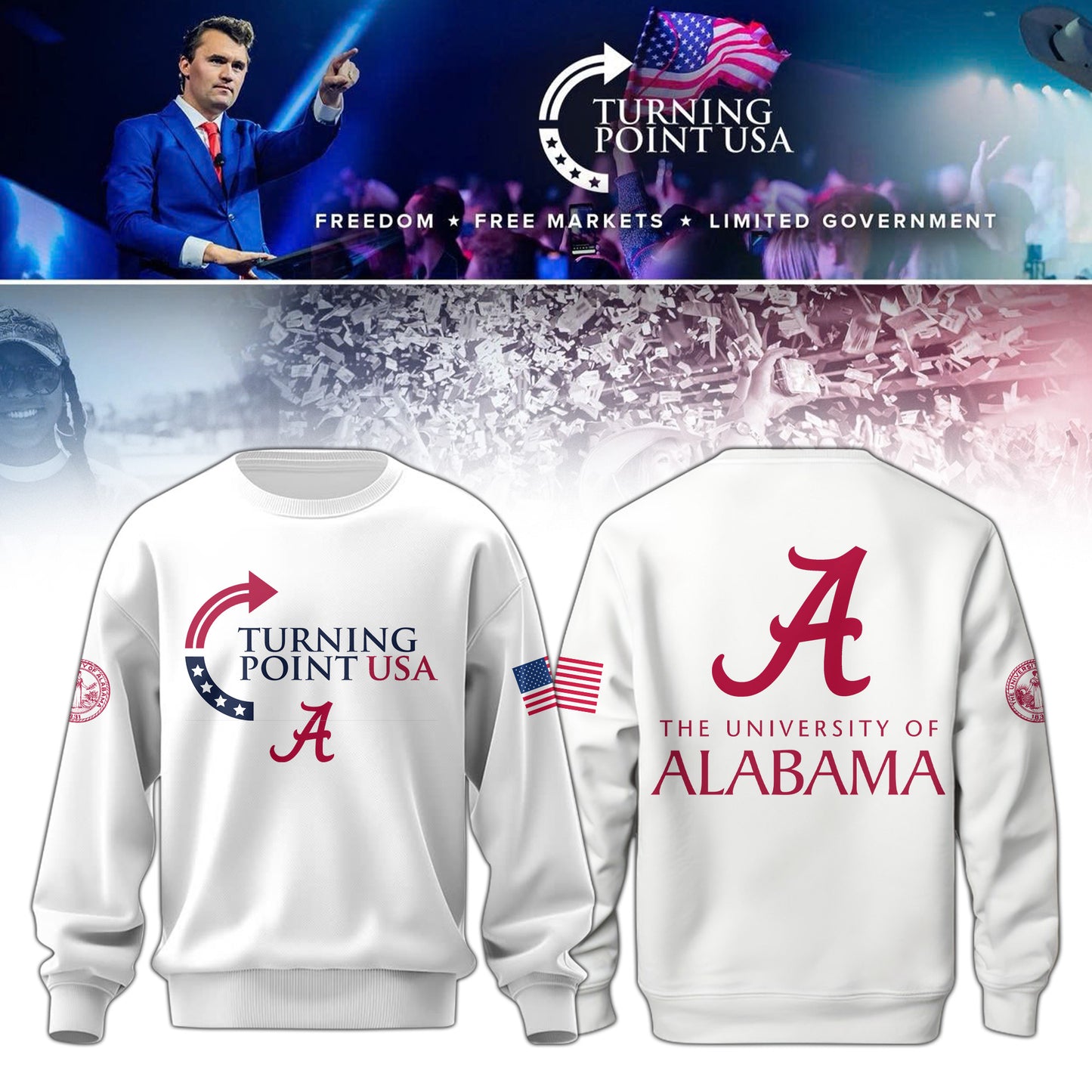 Alabama    Campus Freedom Sweatshirt