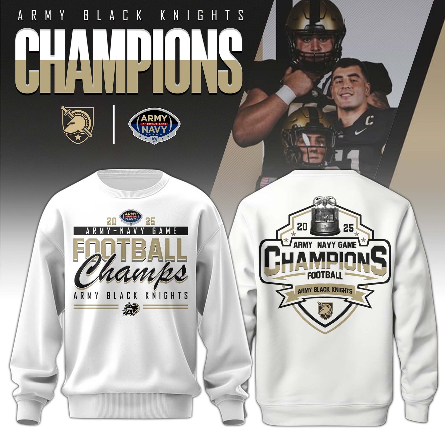 Army Champion White Sweatshirt + Unisex Limited Style