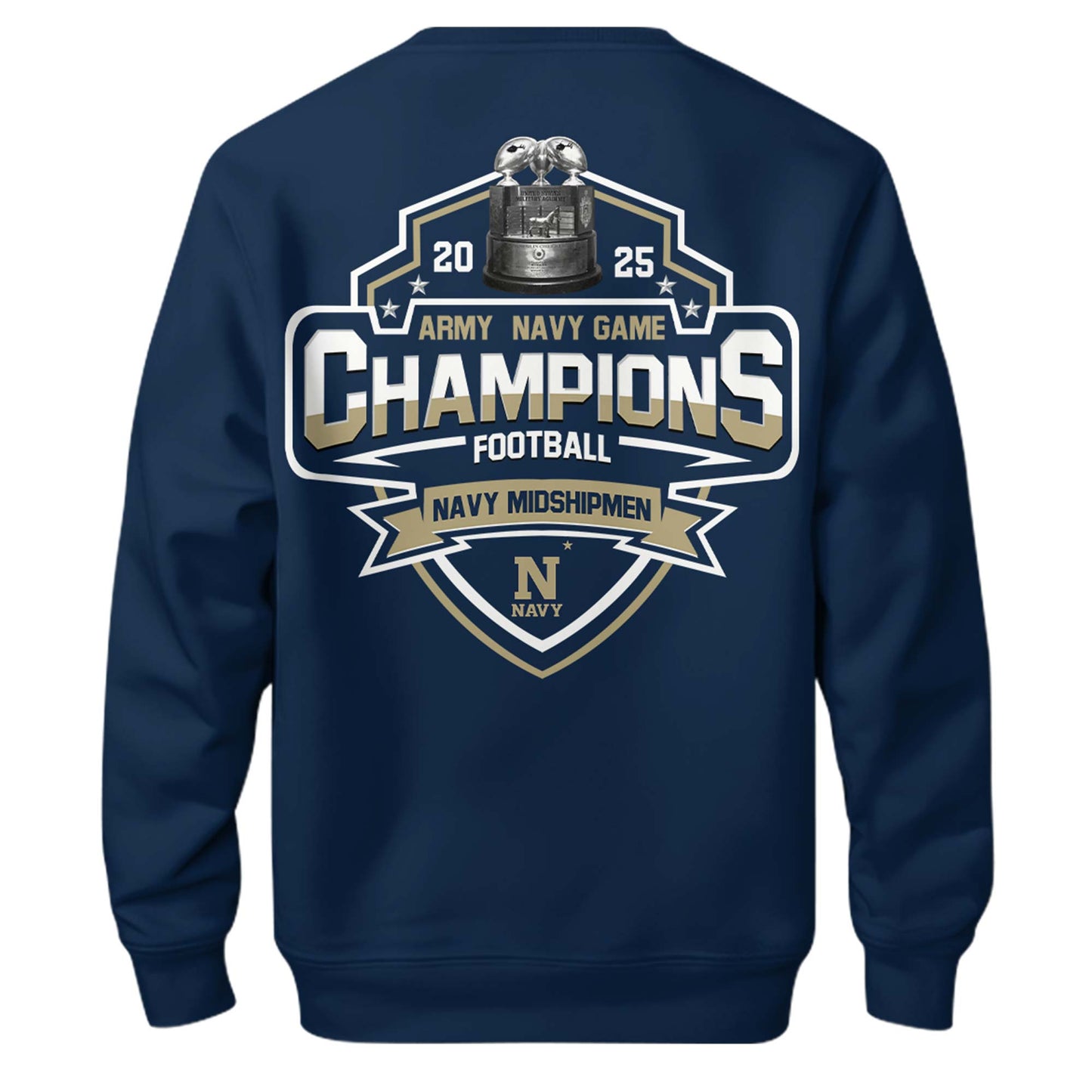 Navy Champions White Sweatshirt + Unisex Limited Style