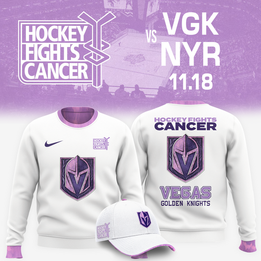 Vegas Golden Knights 2025 Hockey Fights Cancer - VGK x NYR(11.18)