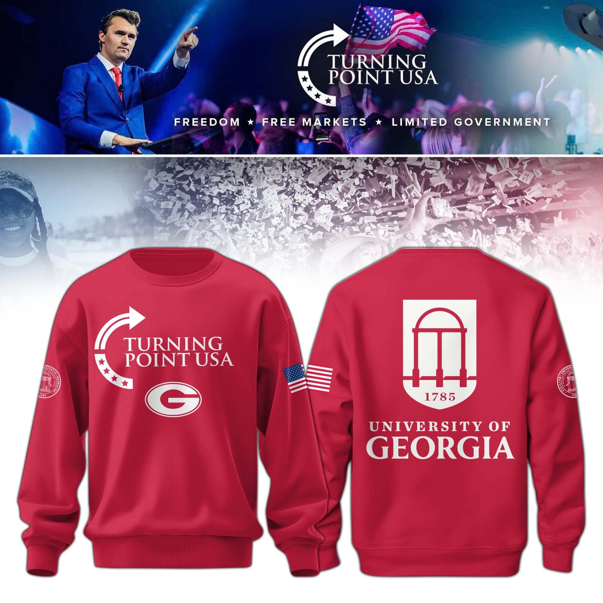 .Georgia  Campus Freedom Sweatshirt