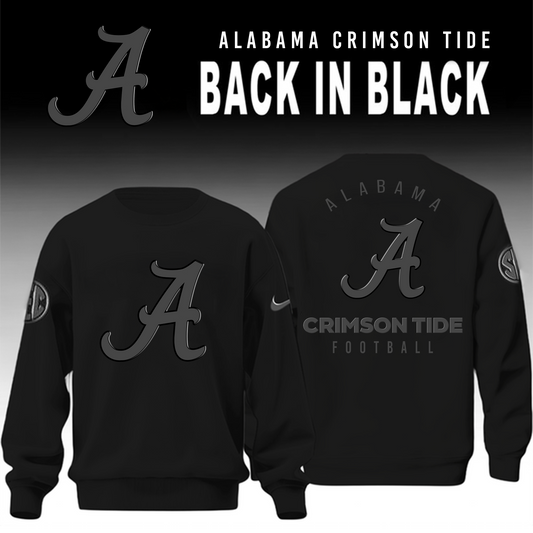 Alabama Crimson  2026 Back In Black Limited Edition Sweatshirt