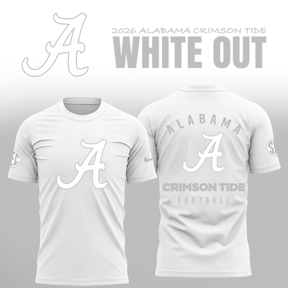 Alabama "2026 White Out" Limited Editions