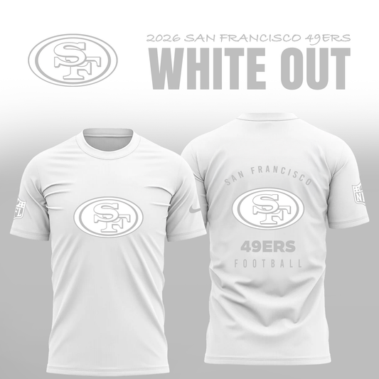 San Francisco 49ERS "2026 White Out" Limited Editions