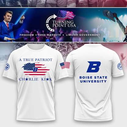 Limited Edition Boise State University x Turning Point USA T-Shirt