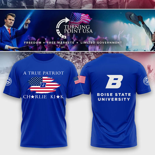 Limited Edition Boise State University x Turning Point USA T-Shirt