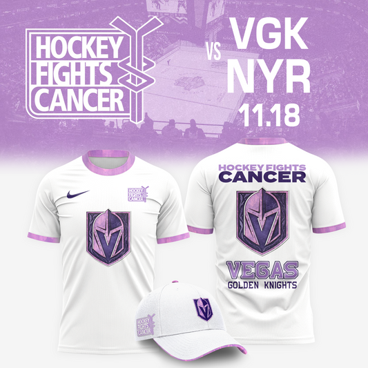Vegas Golden Knights 2025 Hockey Fights Cancer - VGK x NYR(11.18)