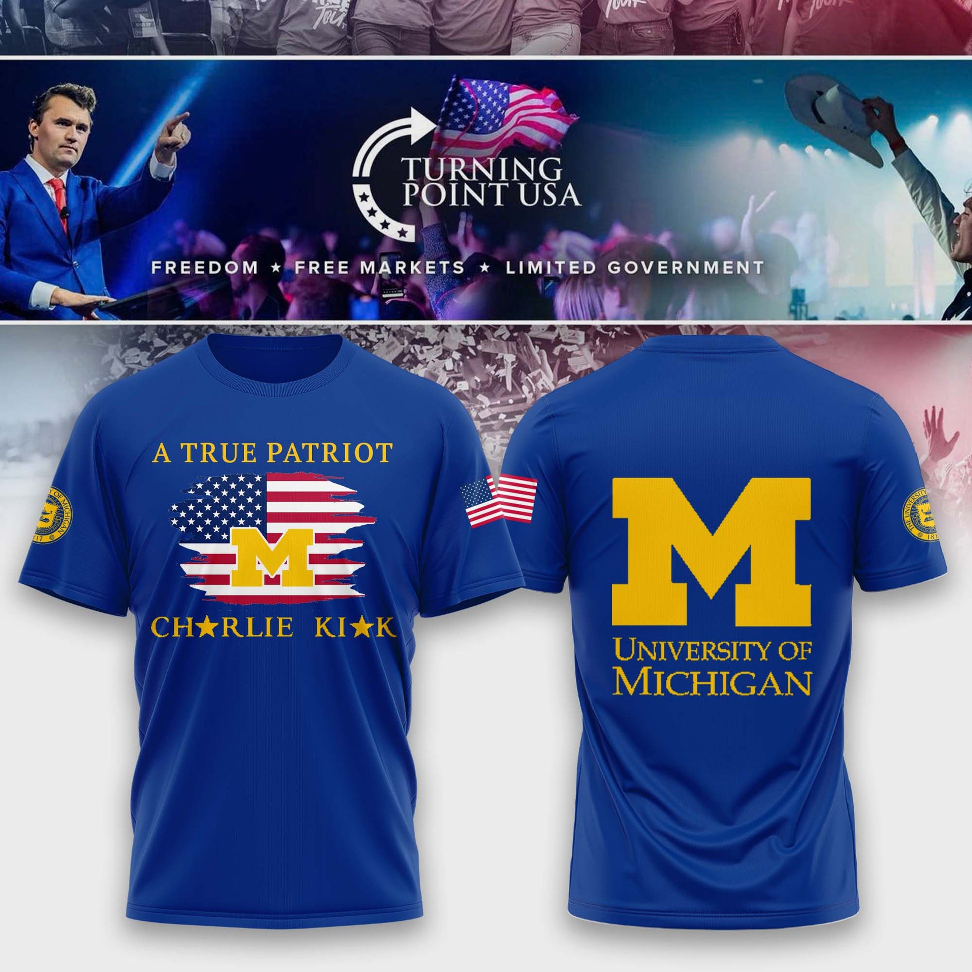. Michigan Campus Freedom Tshirt