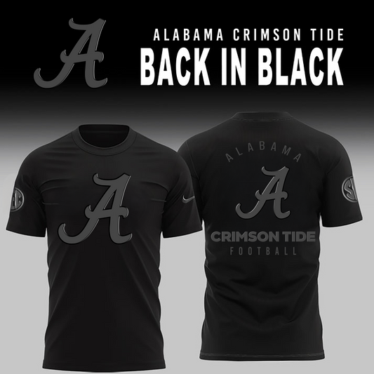 Alabama Crimson  2026 Back In Black Limited Edition TShirt