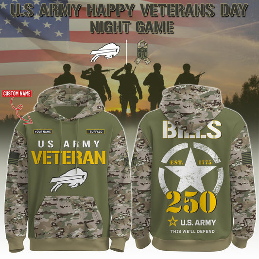 .BUF-Army 250th Birthday Limited Editions Hoodie