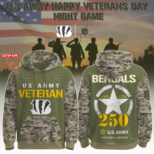 .CIN-Army 250th Birthday Limited Editions Hoodie