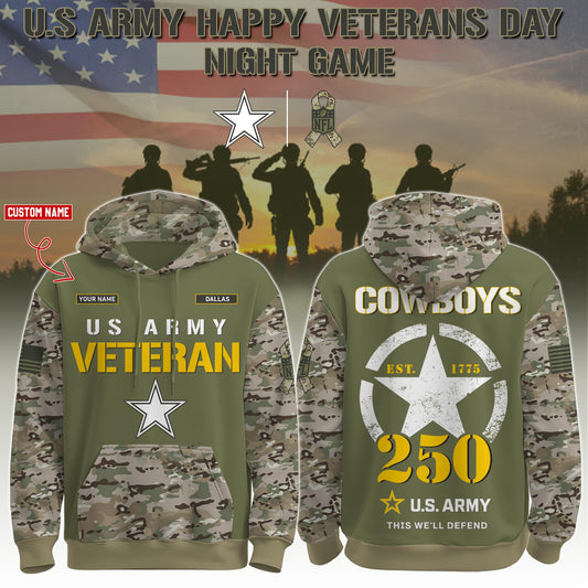 .DAL-Army 250th Birthday Limited Editions Hoodie