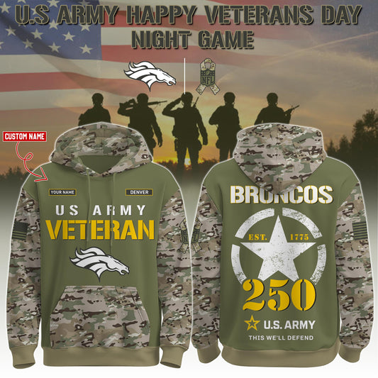 .DEN-Army 250th Birthday Limited Editions Hoodie