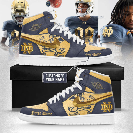 Notre Dame Fighting Irish 2025 Shamrock Series Air JD1 Custom Shoes