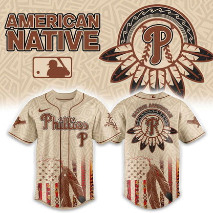 Philadelphia Phillies x Native American Heritage 2025 Baseball Jersey