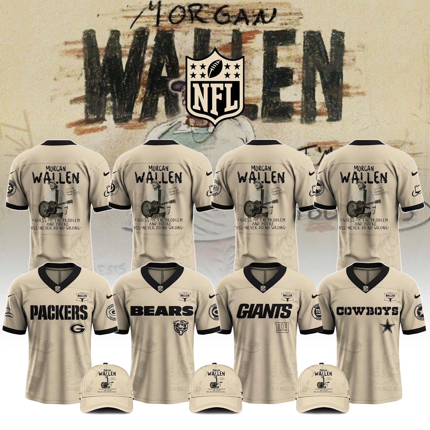 _ NFL x Morgan Wallen Limited Edition Jersey 2025.