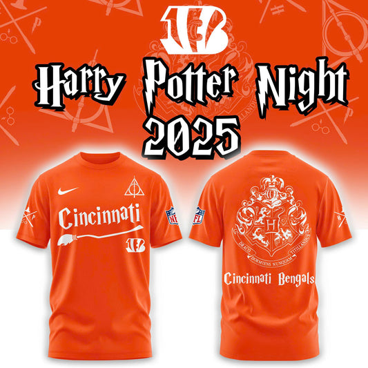Cincinnati Bengals Harry Potter 2025 Combo T-Shirt