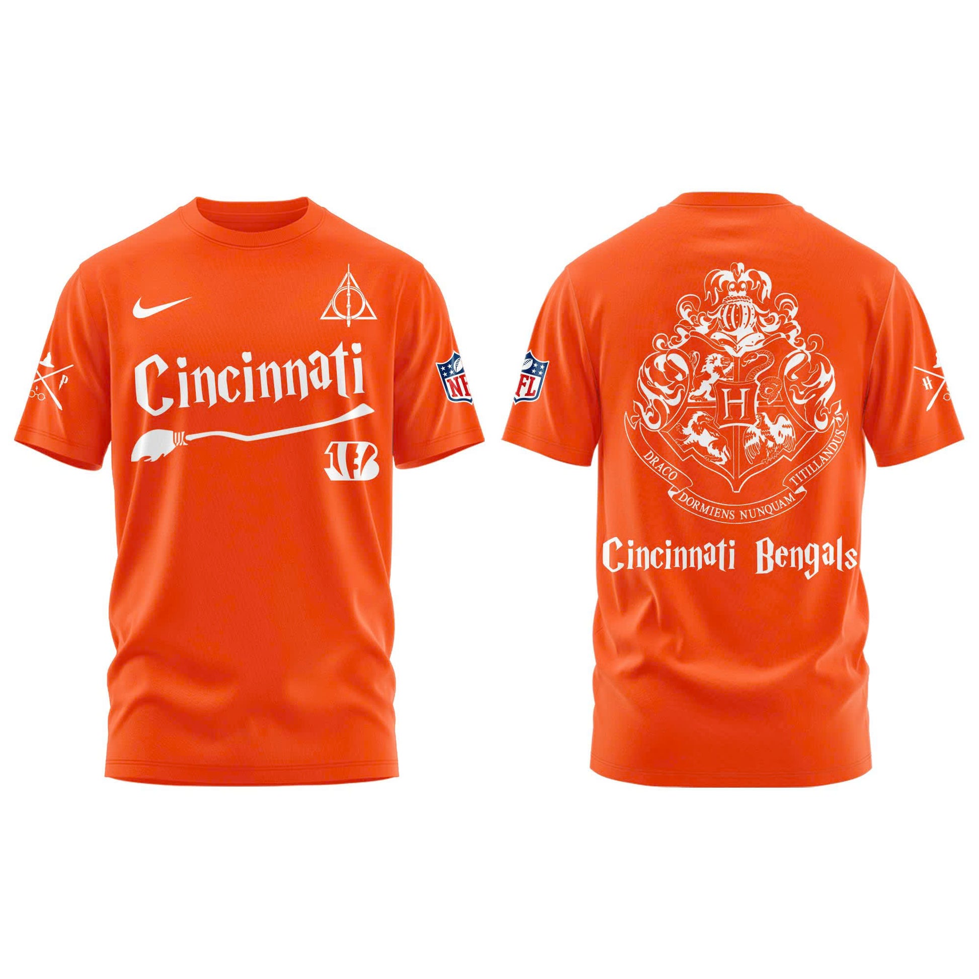 Cincinnati Bengals Harry Potter 2025 Combo T-Shirt