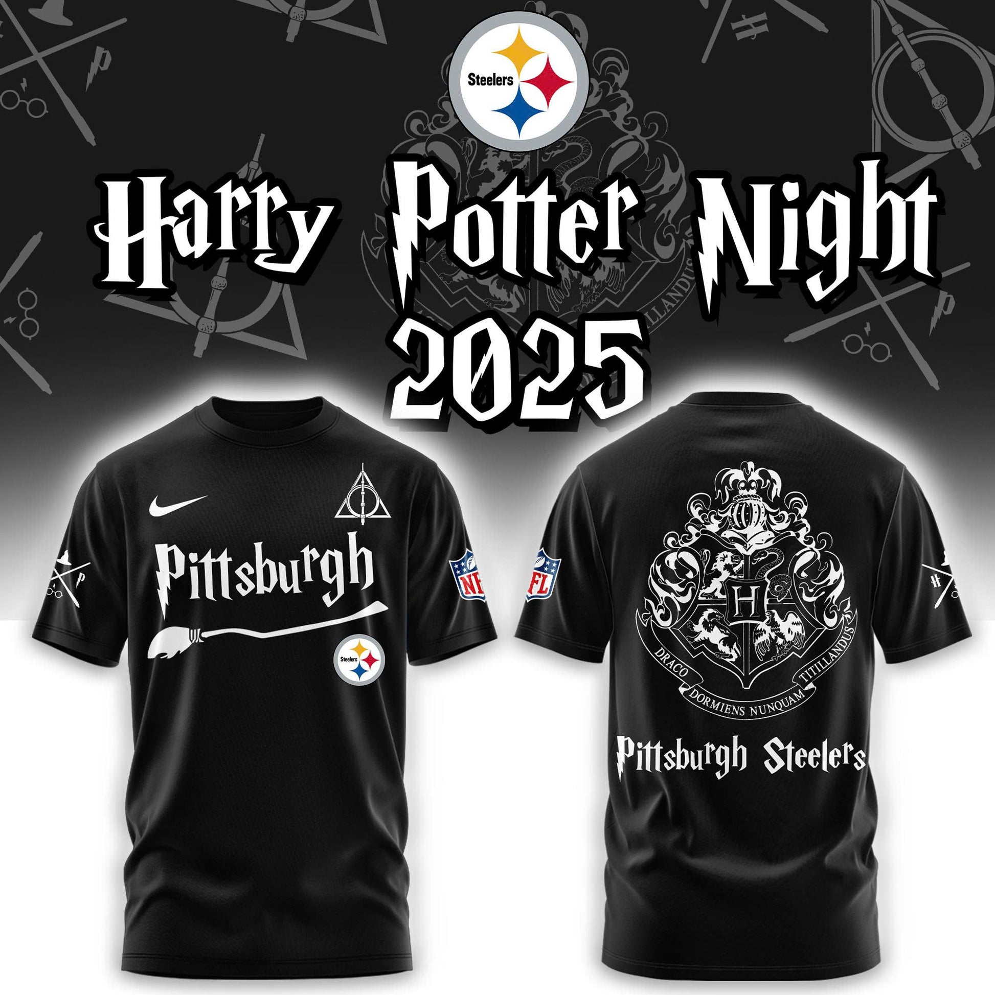 Pittsburgh Steelers Harry Potter Combo T-Shirt