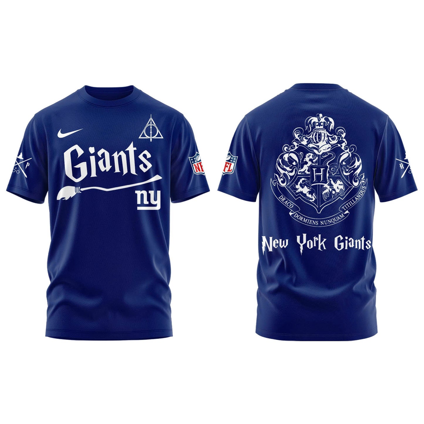 New York Giants Harry Potter 2025 Combo T-Shirt