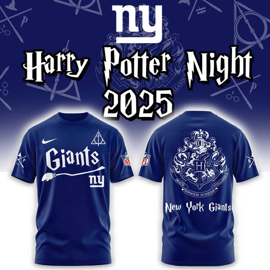 New York Giants Harry Potter 2025 Combo T-Shirt