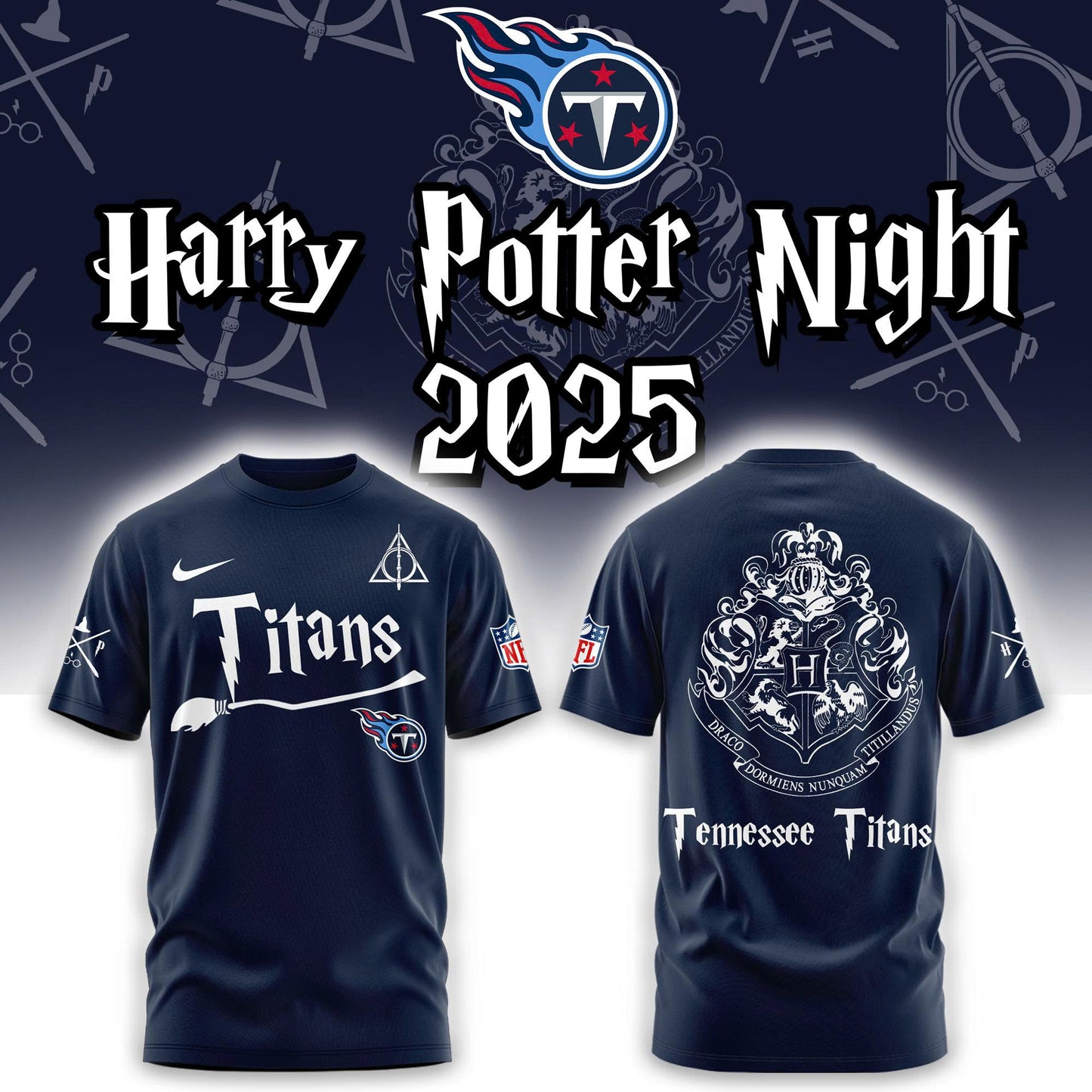 Tennessee Titans Harry Potter Combo T-Shirt