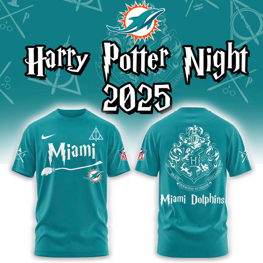 Miami Dolphins Harry Potter Combo T-Shirt