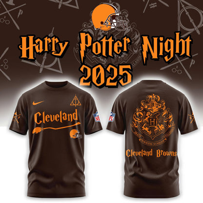 Cleveland Browns Harry Potter Combo T-Shirt