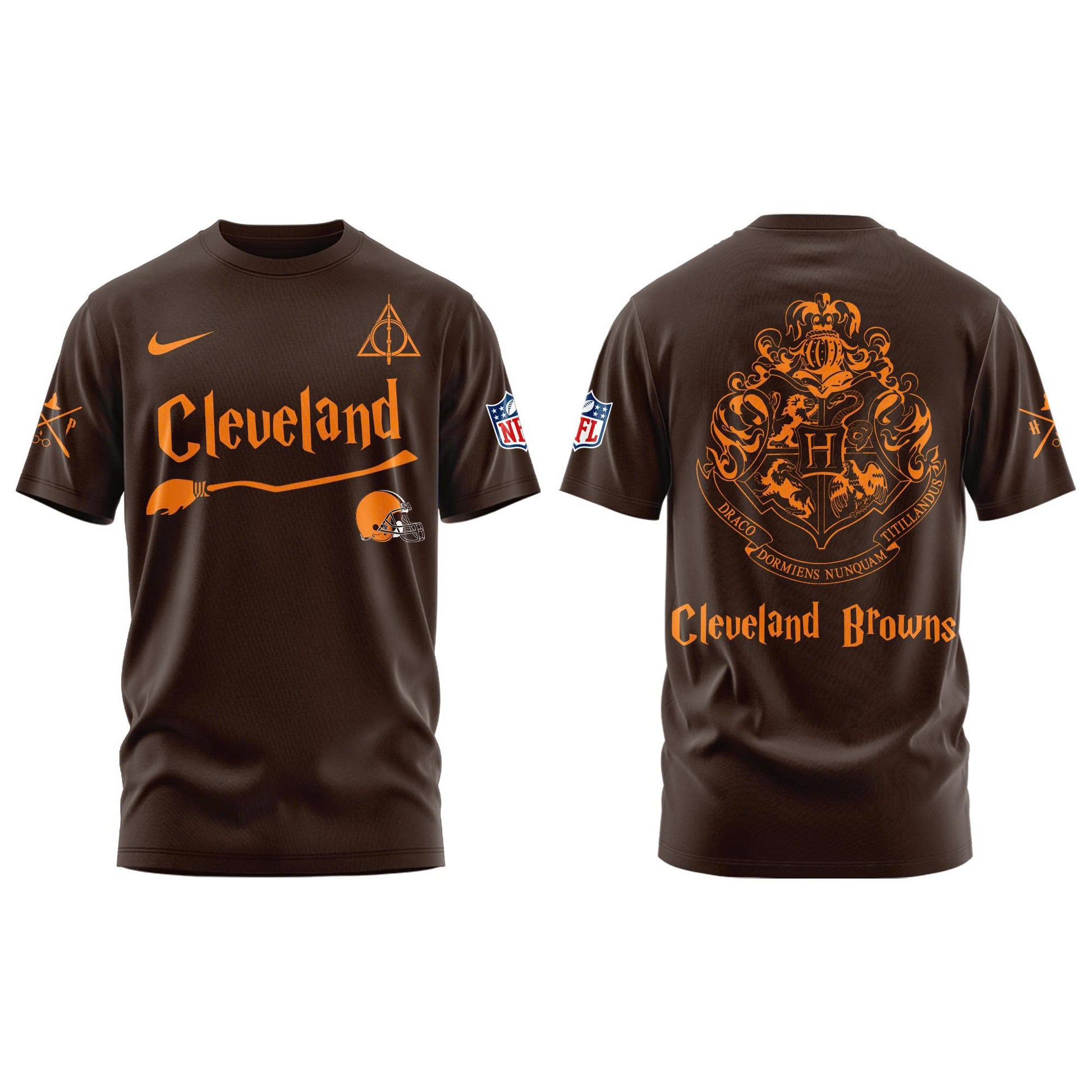 Cleveland Browns Harry Potter Combo T-Shirt