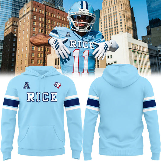 Special New Uniform Rice Football Hoodie 2025 v2