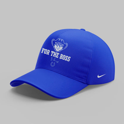 Limited Edition Colts FB In honor of Jim "For The Boss" Blue Sweatshirt-PU25090826