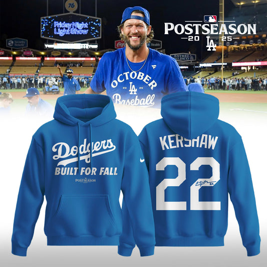 _ Los Angeles Dodgers x Kershaw 2025 Built For Fall Limited Hoodie