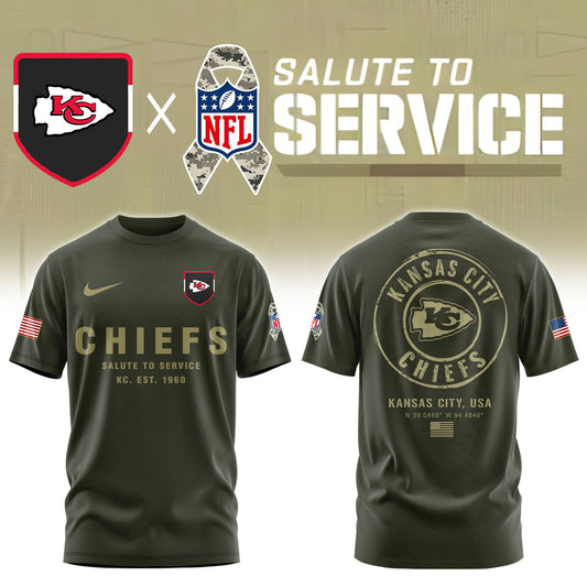 Kansas City Chiefs Salute To Service Combo Tshirt | Jogger | Cap