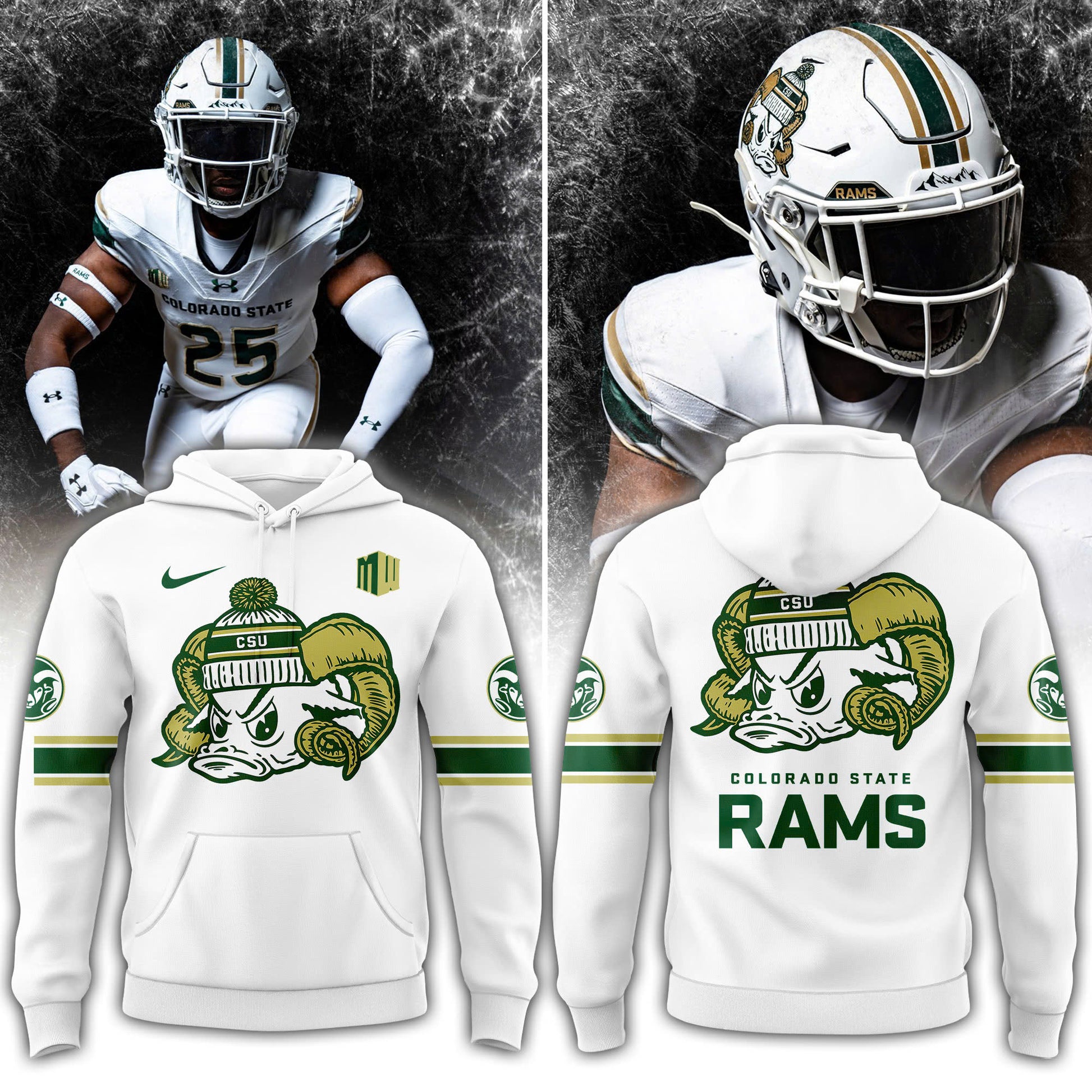 Colorado State Football “SNOW DAYS” Limited Edition Hoodie | Joggers | Cap