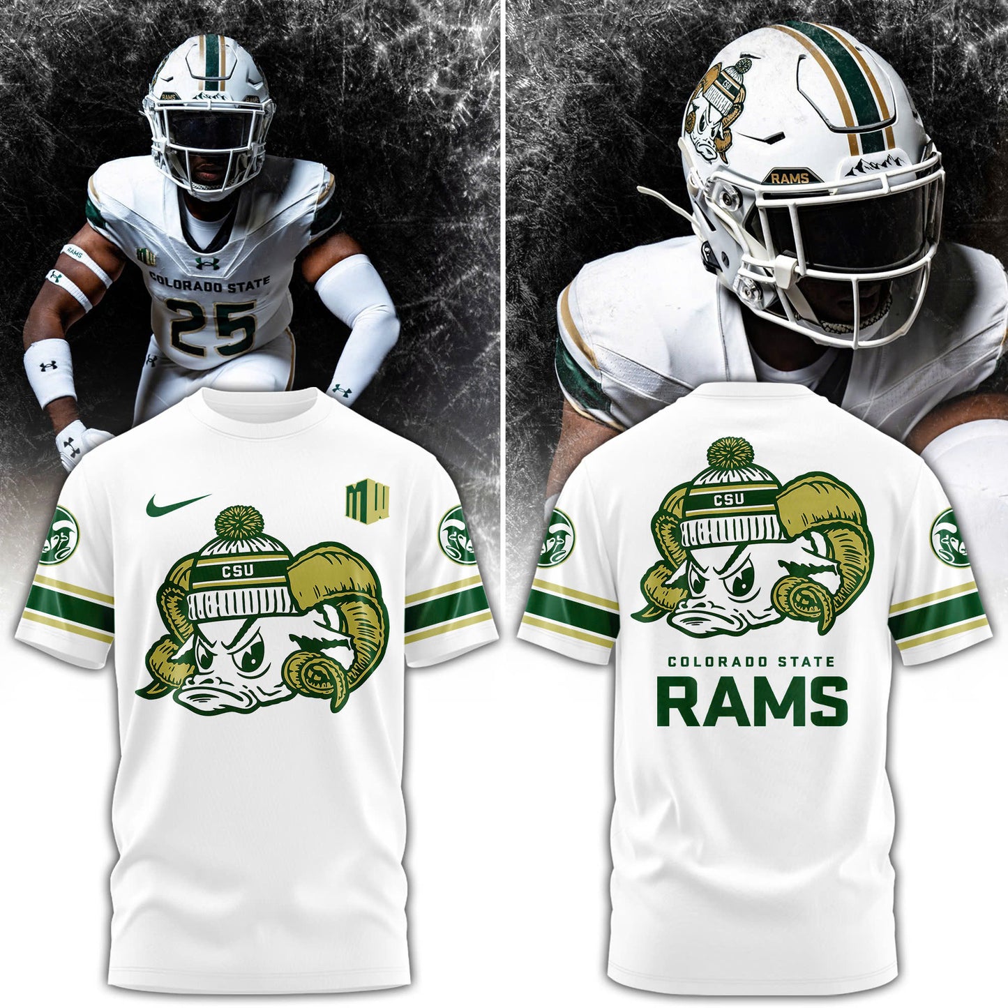 Colorado State Football "SNOW DAYS" Limited Edition Tshirt | Joggers | Cap