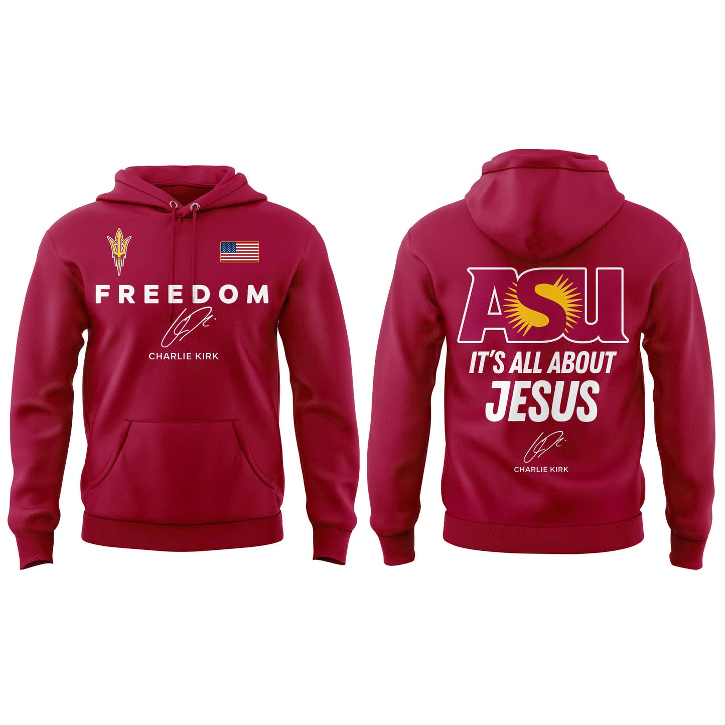 Arizona State Sun Devils “FREEDOM” Limited Edition Hoodie