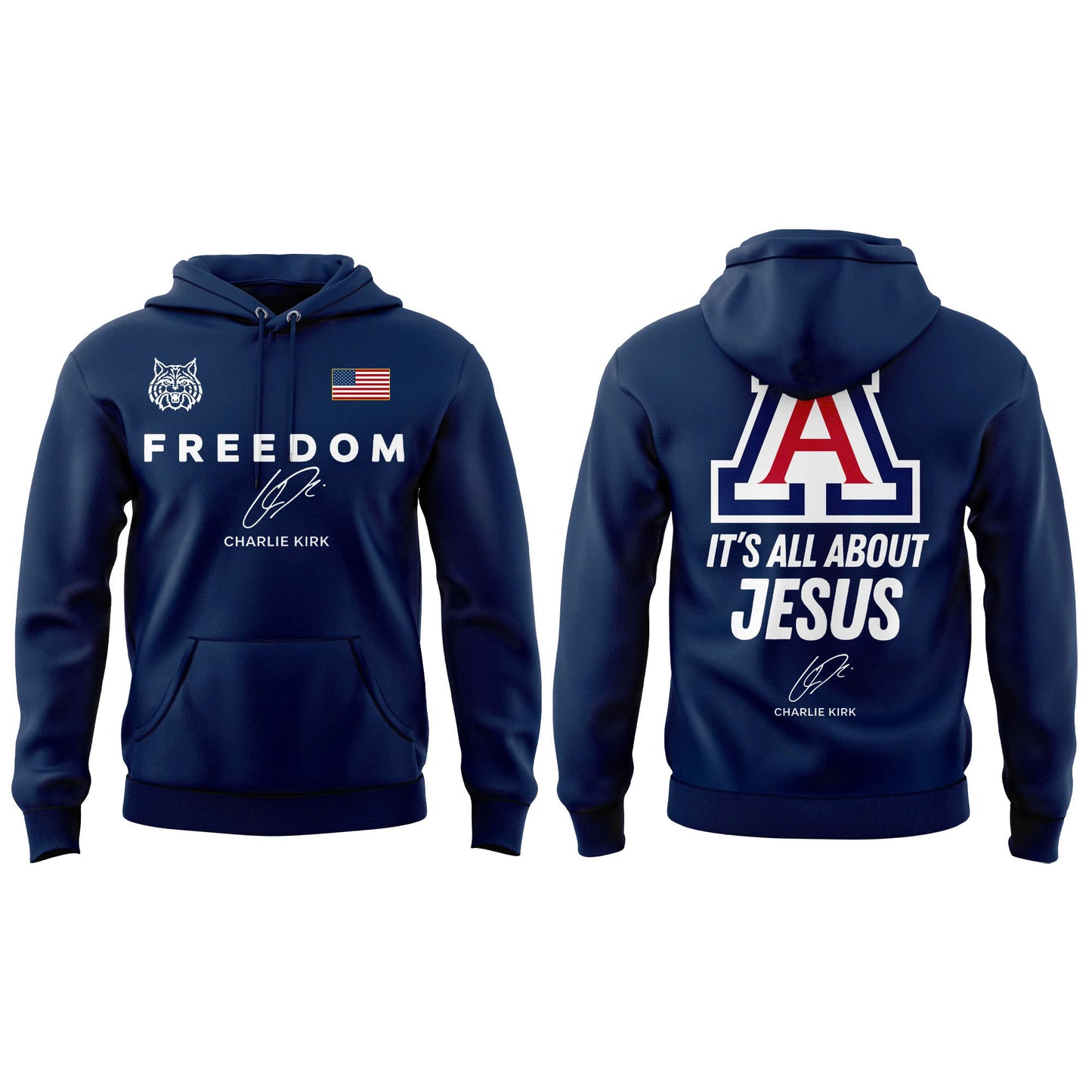 Arizona Wildcats “FREEDOM” Limited Edition Hoodie