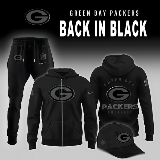 Green Bay Packers 2025 Back In Black Limited Edition Shirt